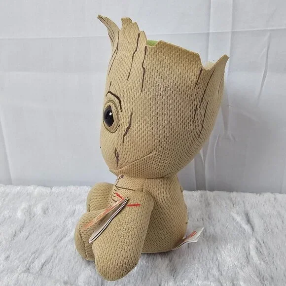 NWT Ty Beanie Baby Groot Plush 8” Marvel Guardians of the Galaxy w/ Heart Tags - Picture 3 of 9